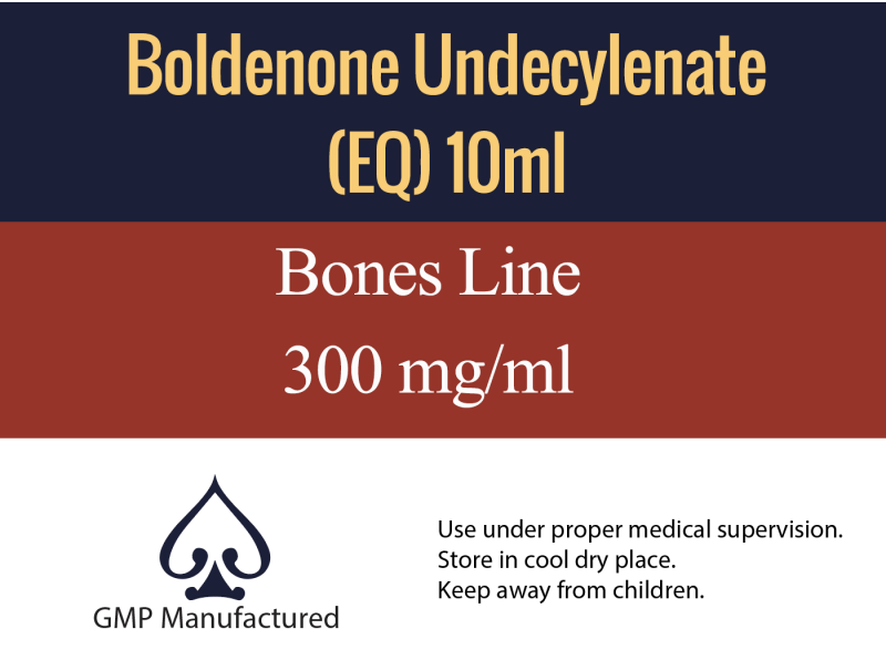 Boldenone Undecylenate EQ GMP Bones Line 300mg 10ml - Naps Gears