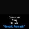 Exemestane 25mg x 30 Tabs (Aromasin) - Naps Gears