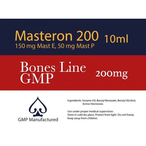 Masteron Enanthate Blend GMP Bones Line 200mg 10ml - Naps Gears