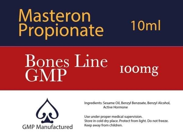 Masteron Propionate GMP Bones Line 100mg 10ml - Naps Gears