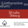 T3 Liothyronine Sodium (Cytomel) 30 Tabs 50mcg - Naps Gears
