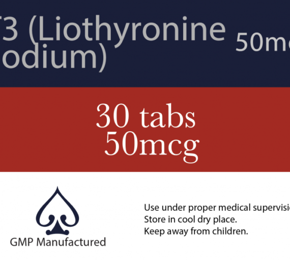 T3 Liothyronine Sodium (Cytomel) 30 Tabs 50mcg - Naps Gears